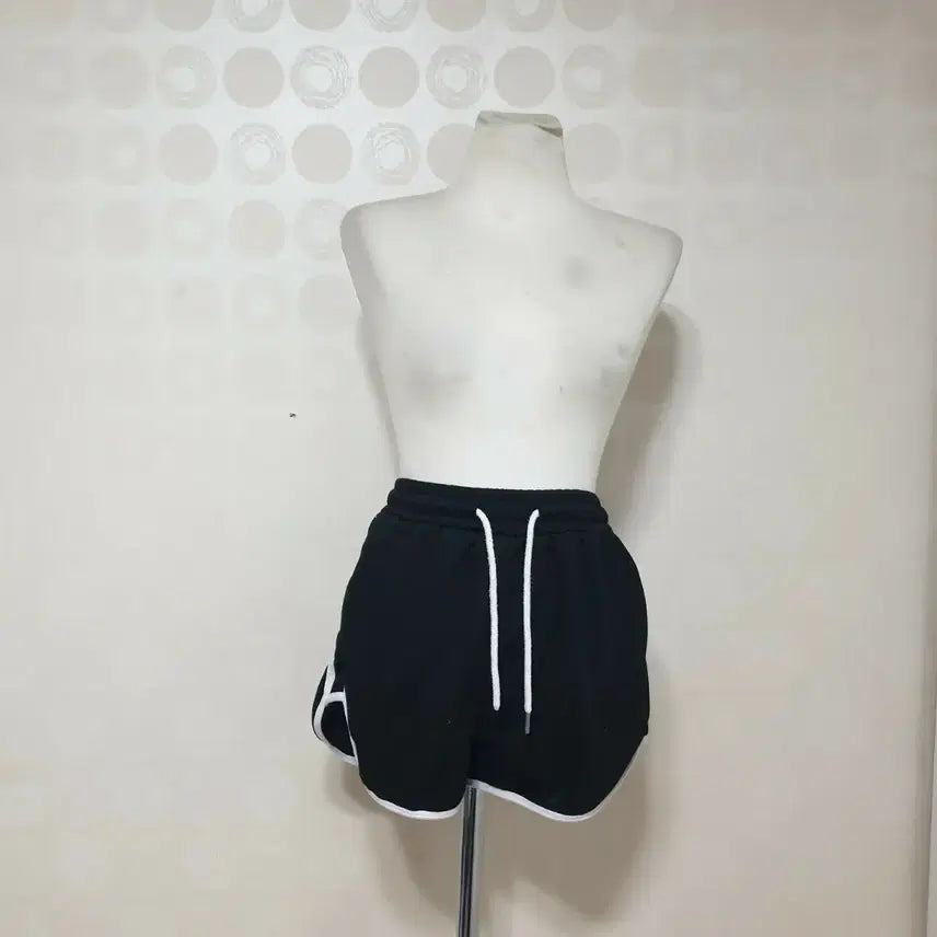 [BUNJANG] Black Banding Shorts / 츄리닝반바지66 반바지66 밴딩반바지66 블랙반바지66
