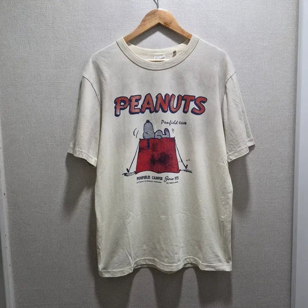 [BUNJANG] Penfield x Peanuts Snoopy Tent Regular T-shirt / (M) 펜필드 x 피넛츠 스누피 텐트 레귤러 티셔츠