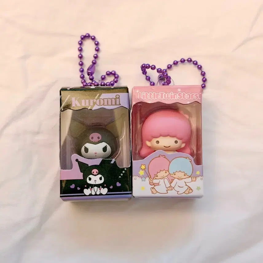 [BUNJANG] Sanrio Choco Box Set (Kuromi, Lala) - 2 Pieces / 산리오 초코박스 정품 2개 세트(쿠로미, 라라)
