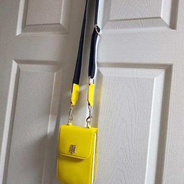 [BUNJANG] Tommy Hilfiger Yellow Mini Crossbody Bag / 타미힐피거 옐로우 미니 크로스백
