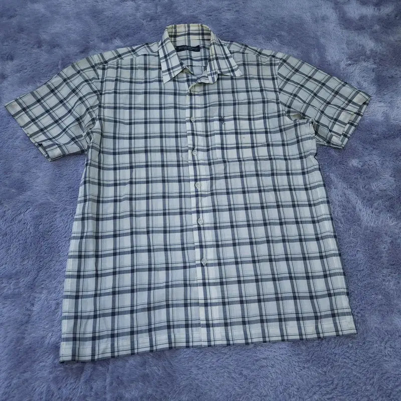 [BUNJANG] Saint Laurent Short Sleeve Shirt / 95 입생로랑 반팔 셔츠 | 0504A24