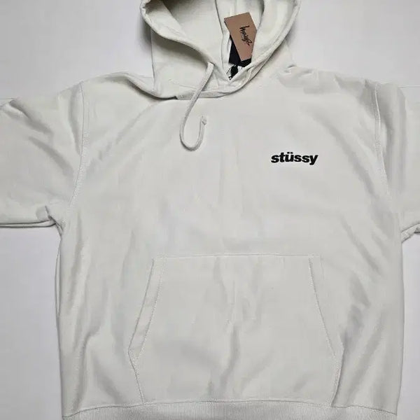 [BUNJANG] Stussy Popsicle Hoodie White L / 스투시 팝시클 후드 L