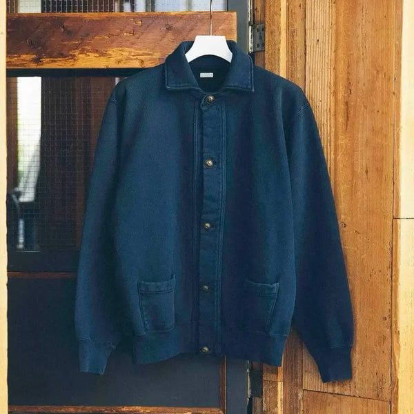 [BUNJANG] A.PRESSE 26SS BIOTOP Exclusive Vintage Sweat Cardigan Navy / [2]아프레쎄 A.PRESSE 26SS BIOTOP 별주 빈티지 스웻