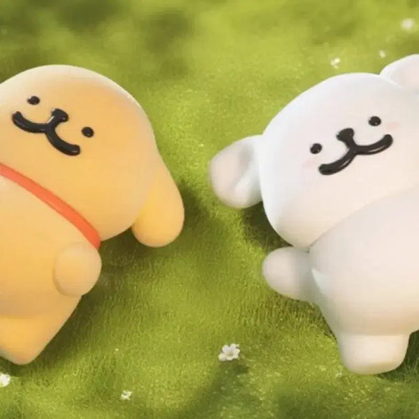 [BUNJANG] Maltese & Retriever "Puppy Life" Figurines Set / 몰티즈 maltese 댕댕이라이프 피규어 몰티즈 앤 리트리버
