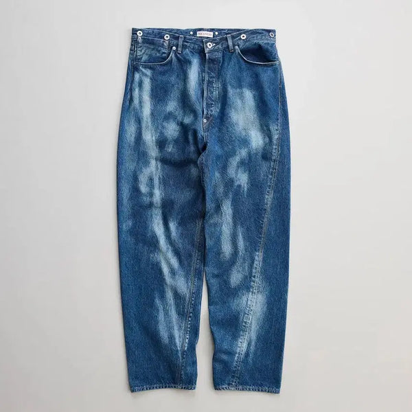 [BUNJANG] NICENESS D.SHARKY Distressed Denim Twist Jeans Indigo M / [M, 새상품]나이스네스 NICENESS 26SS "D.SHARKY" 데님 진