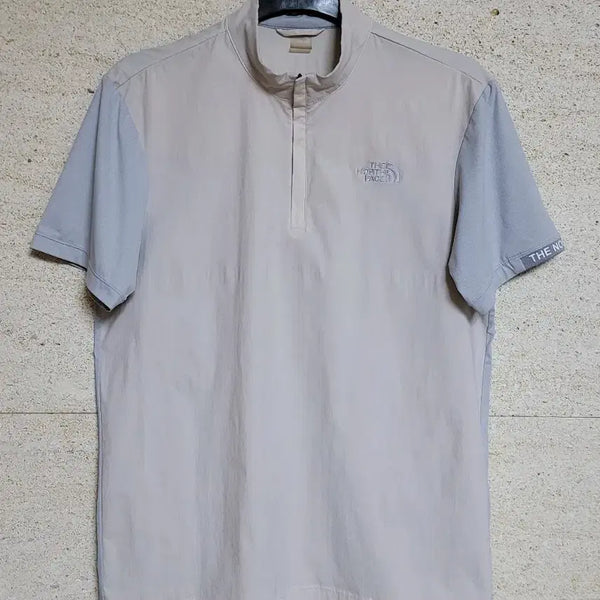 [BUNJANG] The North Face Men's Half-Zip Short-Sleeve T-Shirt / 노스페이스 남성 반집업 반팔 티셔츠