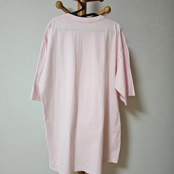 [BUNJANG] Vintage XXL Pink Oversized T-Shirt - Real Hip Hop Fit / 빅사이즈 XXL 빈티지 핑크 반팔티 / 리얼 힙합 오버핏 / Made i