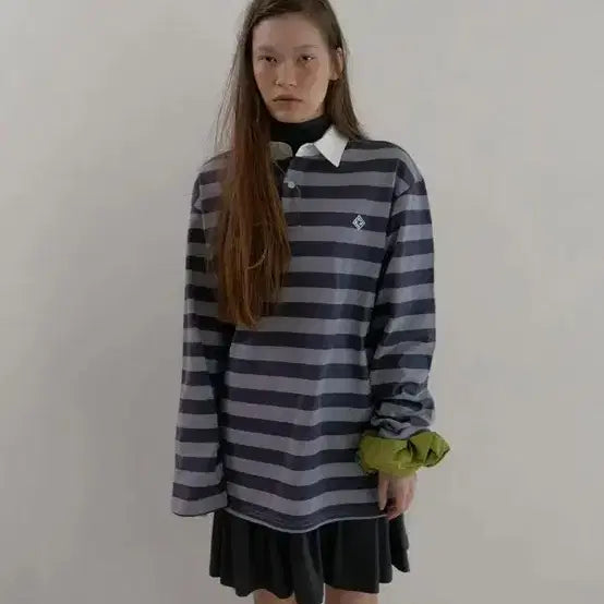 [BUNJANG] No Contents Grey Pique T-Shirt / 노컨텐츠 그레이 피케 티셔츠