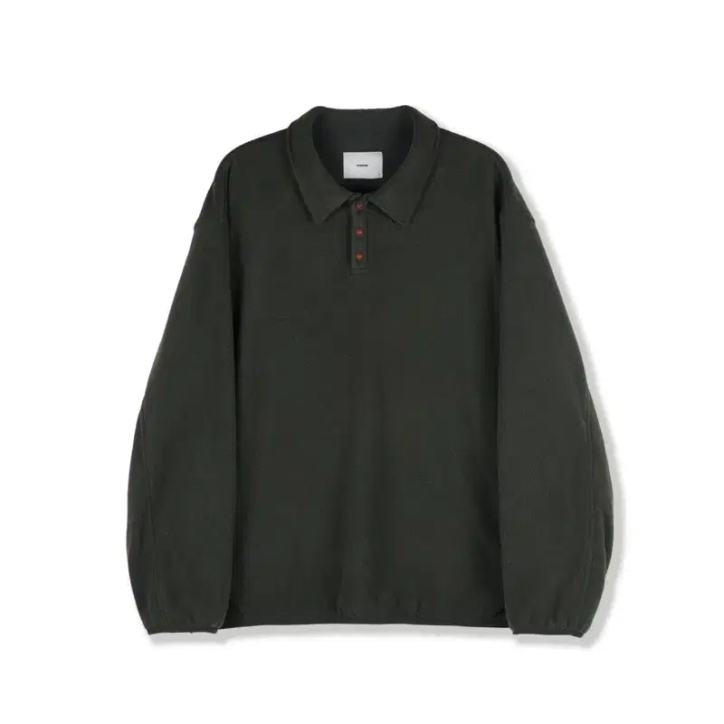 [BUNJANG] Perenne Kara Fleece Olive Size 2 / 퍼렌 카라 플리스 올리브 2사이즈