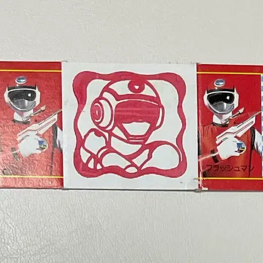 [BUNJANG] Flashman Paper Stamp / 플래시맨 후뢰시맨 종이 도장