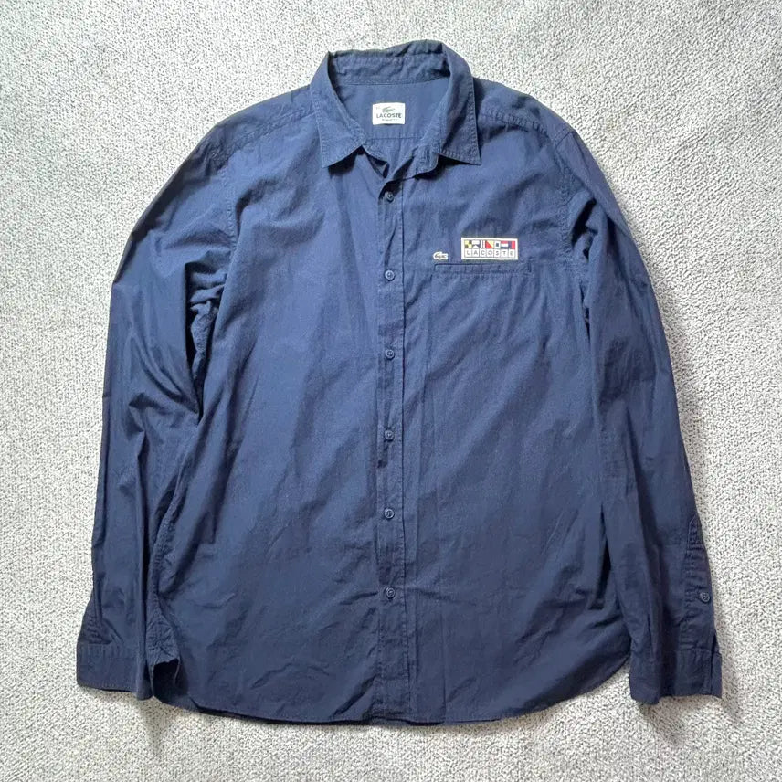 [BUNJANG] Lacoste Button-Up Work Shirt / 라코스테 버튼업 셔츠 워크셔츠 남방 42