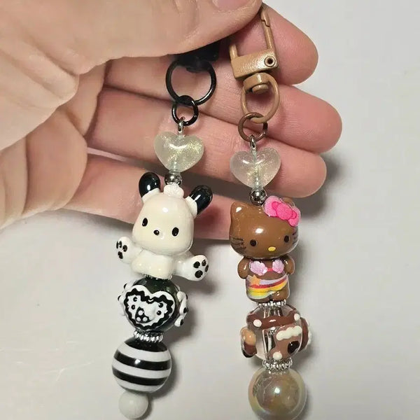 [BUNJANG] Handmade Beaded Keychain / 핸드메이드 비즈 키링