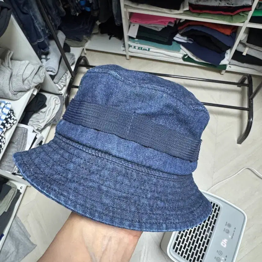 [BUNJANG] Nigel Cabourn Fishing Bucket Hat Indigo / 나이젤카본 피싱버킷햇 free 58cm