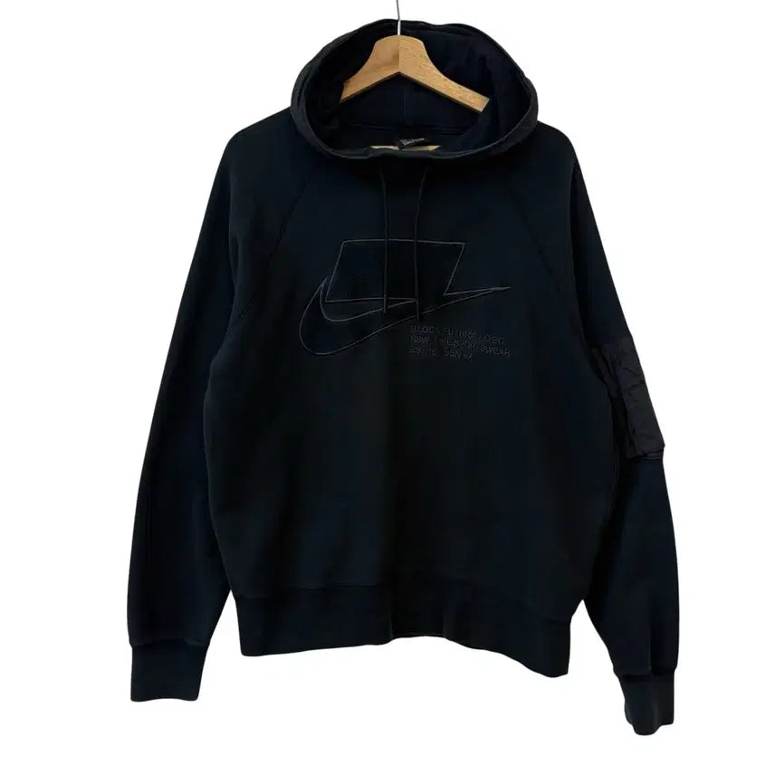 [BUNJANG] Nike NSW Pullover Hoodie Black M / 나이키 nsw 풀오버 후디 블랙 M 정품