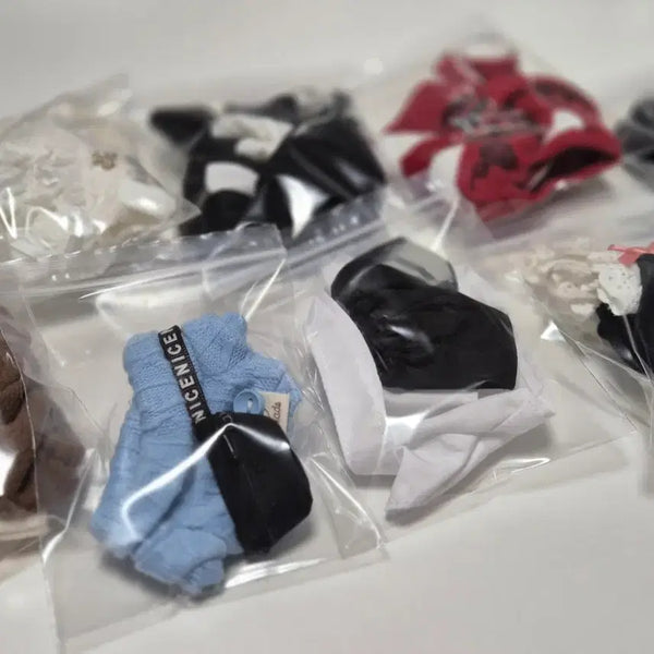 [BUNJANG] 10cm Doll Clothes Bundle Set / 솜인형, 솜깅 옷, 10깅 옷장