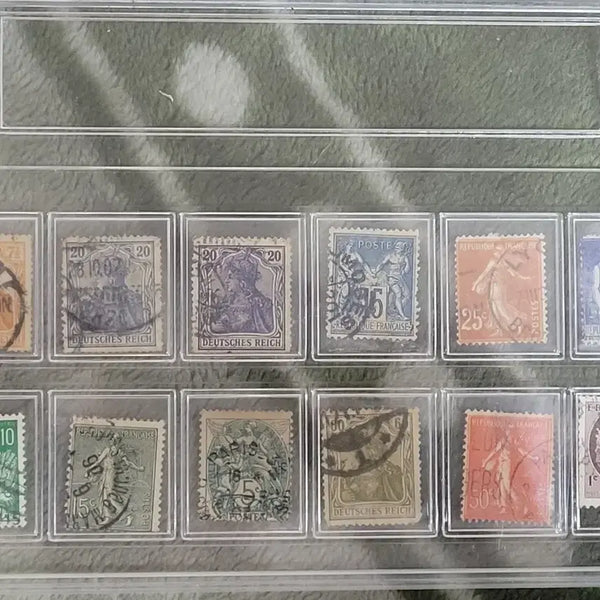 [BUNJANG] Vintage Stamp Collection (France, Germany, Canada, etc.) / 빈티지 우표 컬렉션 (프랑스, 독일, 캐나다 등)