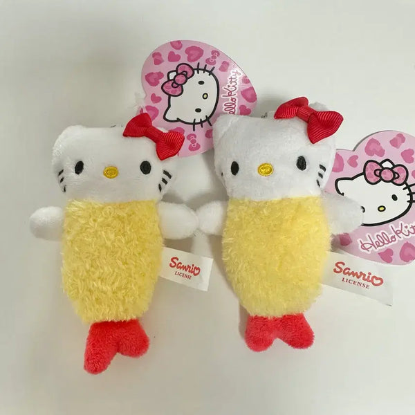 [BUNJANG] Sanrio Ebi Fry Kitty Plush Keychain (10cm) / (새상품) 산리오 새우튀김 키티 인형 키링 10cm
