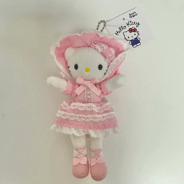 [BUNJANG] Sanrio Hello Kitty Long-Legged Doll Keychain - Pink Frill / (새상품) 산리오 키티 롱다리 핑크 프릴 인형 키링