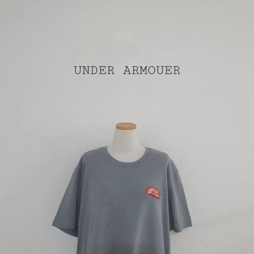 [BUNJANG] Under Armour Gray Short Sleeve T-Shirt (3XL) / 세일)No.26051813 언더아머 회색 반팔 티셔츠