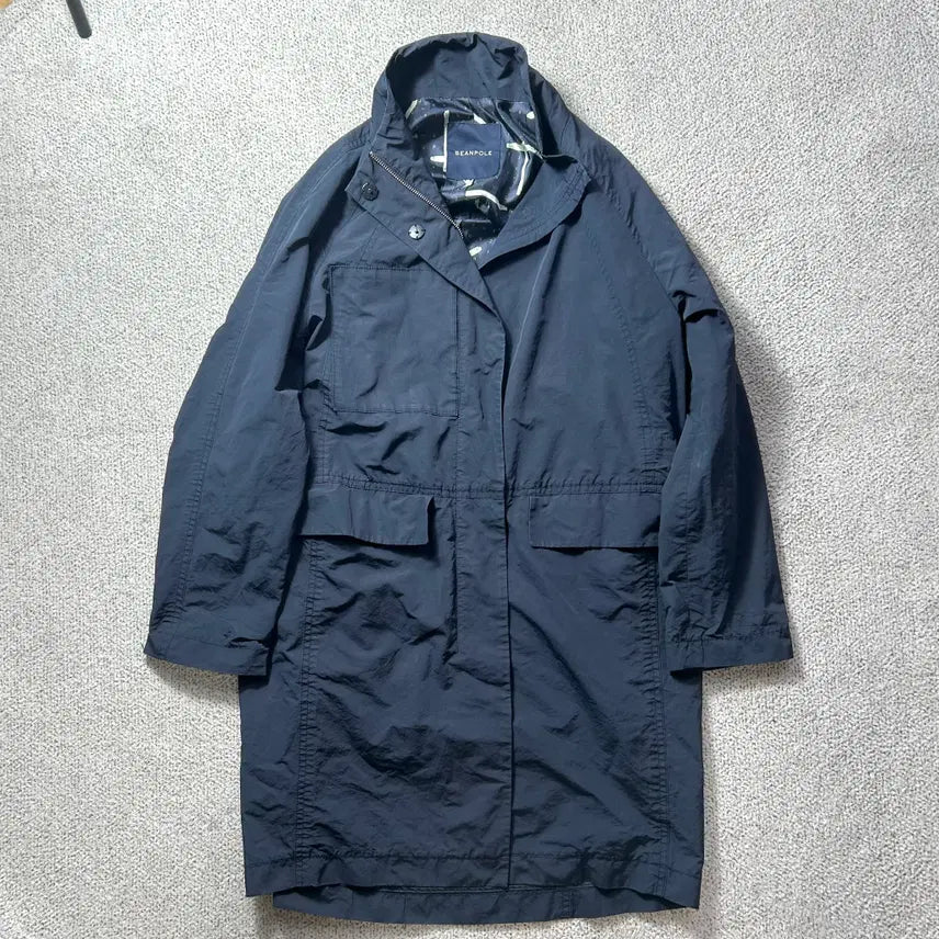 [BUNJANG] Beanpole Long Windbreaker Coat Jacket with Goose Down / 빈폴 롱 바람막이 롱코트 자켓 구스다운 90