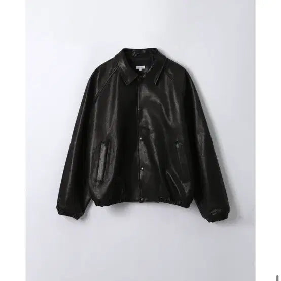 [BUNJANG] WOULDBE Lamb Leather Coach Jacket Black / WOULDBE 램 레더 코치 자켓 블랙(2size)