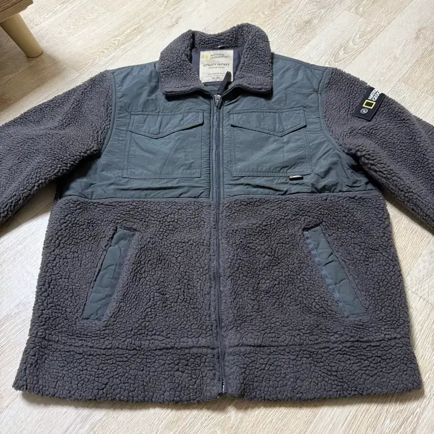[BUNJANG] National Geographic Picus Fleece Jacket / 내셔널지오그래픽 뽀글이 플리스 자켓