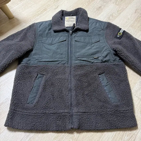 [BUNJANG] National Geographic Picus Fleece Jacket / 내셔널지오그래픽 뽀글이 플리스 자켓