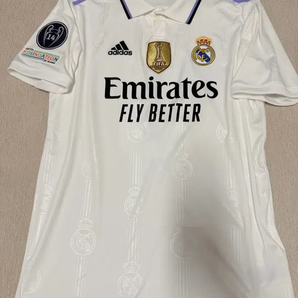 [BUNJANG] Real Madrid 22-23 Home Jersey Benzema Official / 레알 마드리드 22-23 홈 유니폼 벤제마 오피셜 마킹