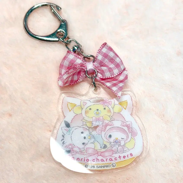 [BUNJANG] Sanrio Ribbon Secret Version Acrylic Charm / 산리오 아크릴키링 리본 시크릿버전