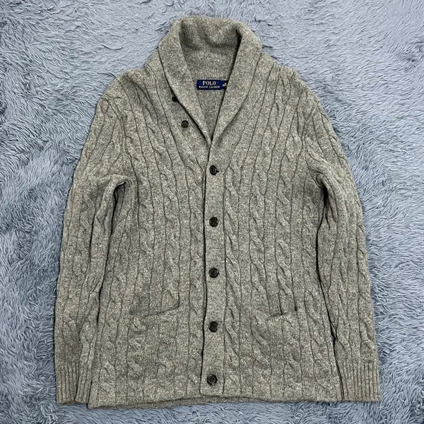 [BUNJANG] Polo Ralph Lauren Shawl Collar Knit Cardigan M / (정품) 폴로랄프로렌 숄카라 니트 가디건 M