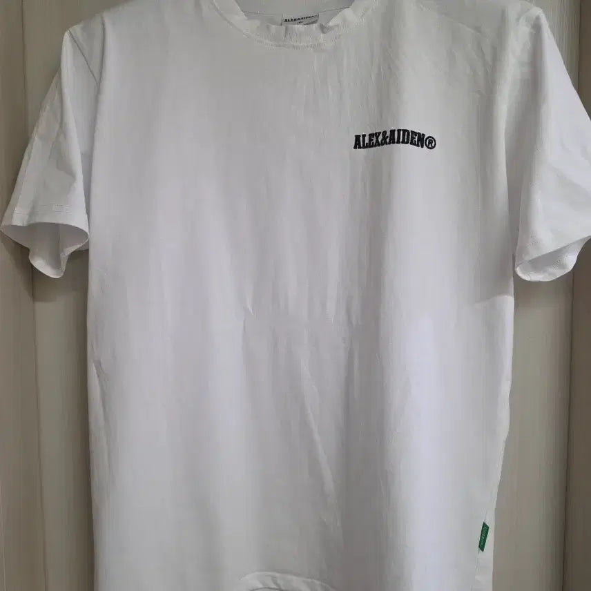 [BUNJANG] Alex & Aiden White Short Sleeve T-Shirt M / ALEX&AIDEN 화이트 반팔티 M