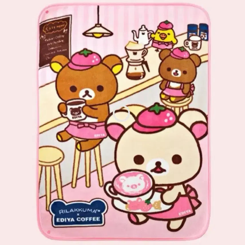 [BUNJANG] Rilakkuma Blanket / [미개봉]이디야 리락쿠마 담요