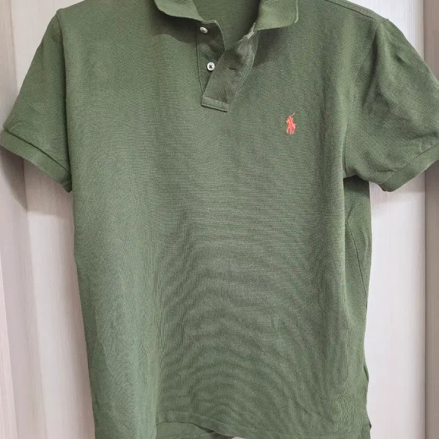 [BUNJANG] Polo Khaki Short Sleeve Polo Shirt M / 폴로 카키색 반팔 카라티 M