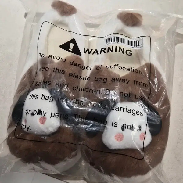 [BUNJANG] Dog Fur Slippers / 강아지 털 슬리퍼