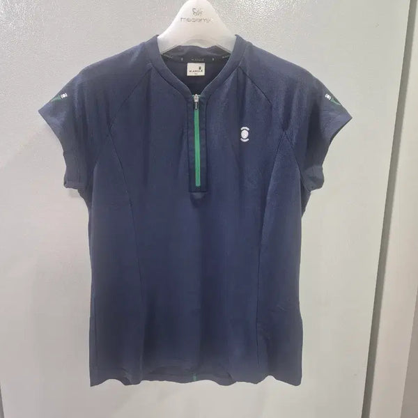 [BUNJANG] W.Angle Women's Golf T-Shirt Navy Size 100 / 와이드앵글 여성 티셔츠