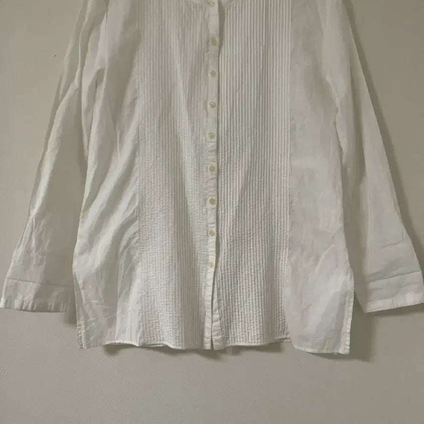 [BUNJANG] Japanese Pleated Blouse / 얌전한 일본제 플리츠주름 흰블라우스