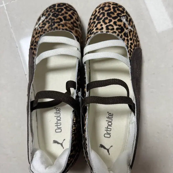 [BUNJANG] Puma Speedcat "Ballet Wild Chocolate Warm White Leopard" Sneakers / 240 퓨마 스피드캣 발레 와일드 초콜릿 웜 화이트 호피