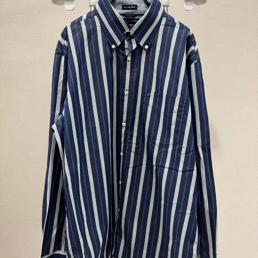 [BUNJANG] Tommy Hilfiger Striped Shirt - Size L / 타미힐피거 스트라이프 셔츠 L사이즈
