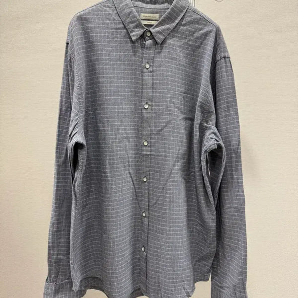 [BUNJANG] Calvin Klein Plaid Shirt L Size / CK 캘빈클라인 셔츠 100사이즈