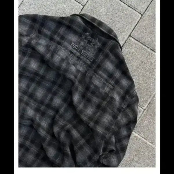 [BUNJANG] FOG Service Checkered Shirt Size 1 / 포그서비스 체크셔츠 1사이즈