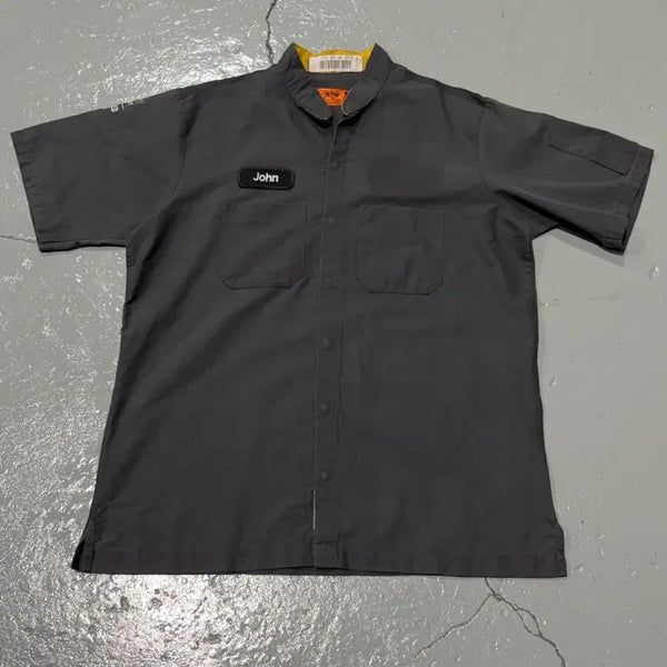 [BUNJANG] Vintage Redkap Chevrolet Short Sleeve Shirt / 빈티지 레드캡(Redkap) 쉐보레 반팔 셔츠