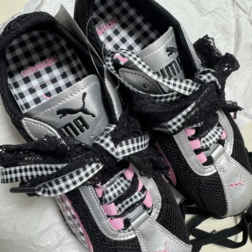[BUNJANG] Puma x Atmos x H-Street Pink Strap Sneakers / 240 퓨마xH-street atmos 핑크