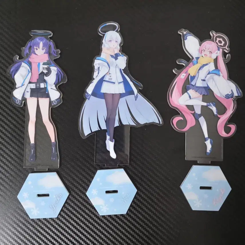 [BUNJANG] Blue Archive Seminar Acrylic Stand Set (Yuuka, Noah, Koyuki) / 블루아카이브 세미나 아크릴스탠드 판매합니다
