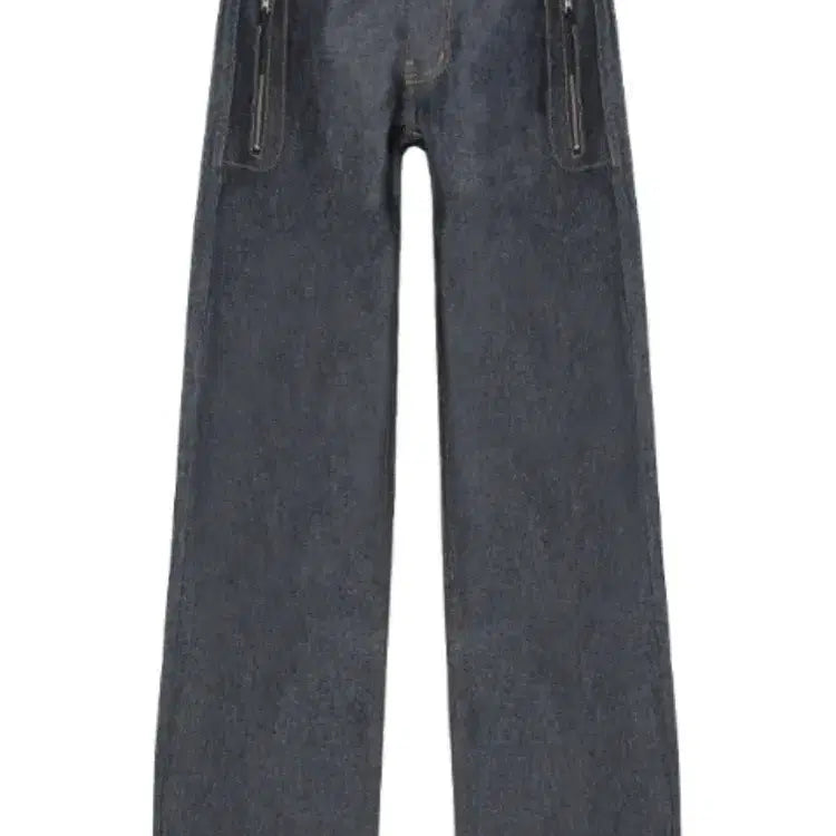 [BUNJANG] MJD Low Rise Dual Zip Denim Indigo L / mjd 로우 라이즈 듀얼 집 데님 인디고 L