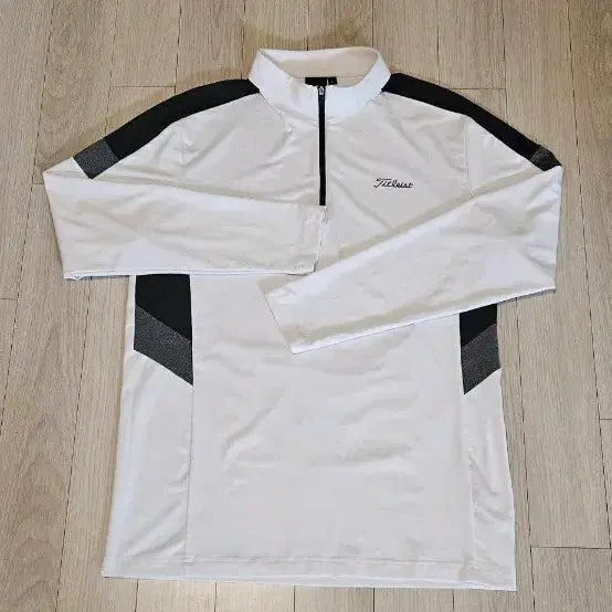 [BUNJANG] Titleist Men's Long Sleeve Golf Shirt White / 타이틀리스트 골프웨어 긴팔 화이트 95 가슴단면 50