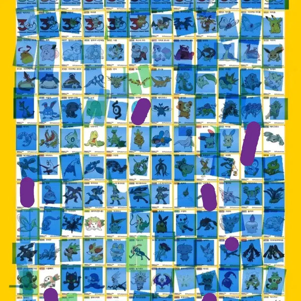 [BUNJANG] Pokemon Season 5 & Artwork Seal Collection (150 + 100 Types) / 포켓몬 시즌5,아트웍 교환 (7.6업뎃) -나무지기,메타그로스구함