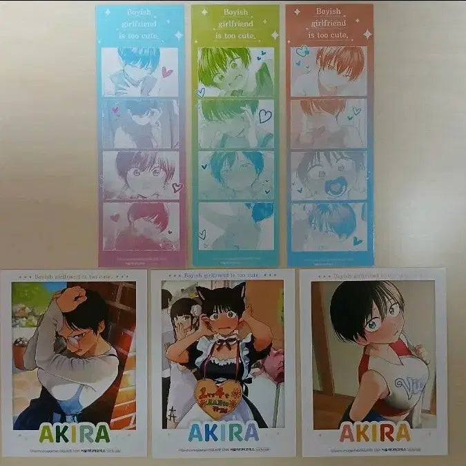 [BUNJANG] My Girlish Girlfriend Vol. 1-3 First Edition Bonus Set / 보이시한 여자친구가 너무 귀여워 초판부록