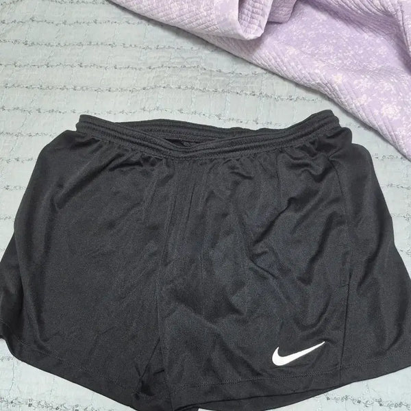 [BUNJANG] Nike Black Shorts Swoosh Logo / 나이키 블랙 반바지 스우시 로고