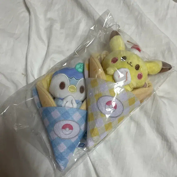 [BUNJANG] Pokemon Pocket Piece Crepe Pikachu, Pingu (Bundle Set) / (택o) 포켓몬 포켓피스 크레페 피카츄, 펭도리 일괄 판매