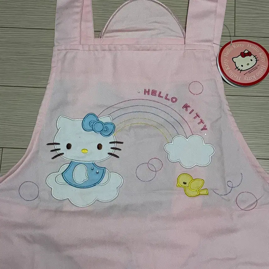 [BUNJANG] Hello Kitty Vintage Apron (Toddler Size) / 헬로키티 고전 앞치마